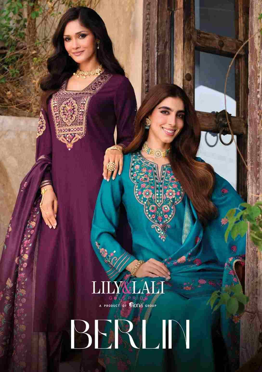 Berlin By Lily And Lali 26721 To 26724 Series Beautiful Festive Suits Colorful Stylish Fancy Casual Wear & Ethnic Wear Viscose Silk Embroidery Dresses At Wholesale Price