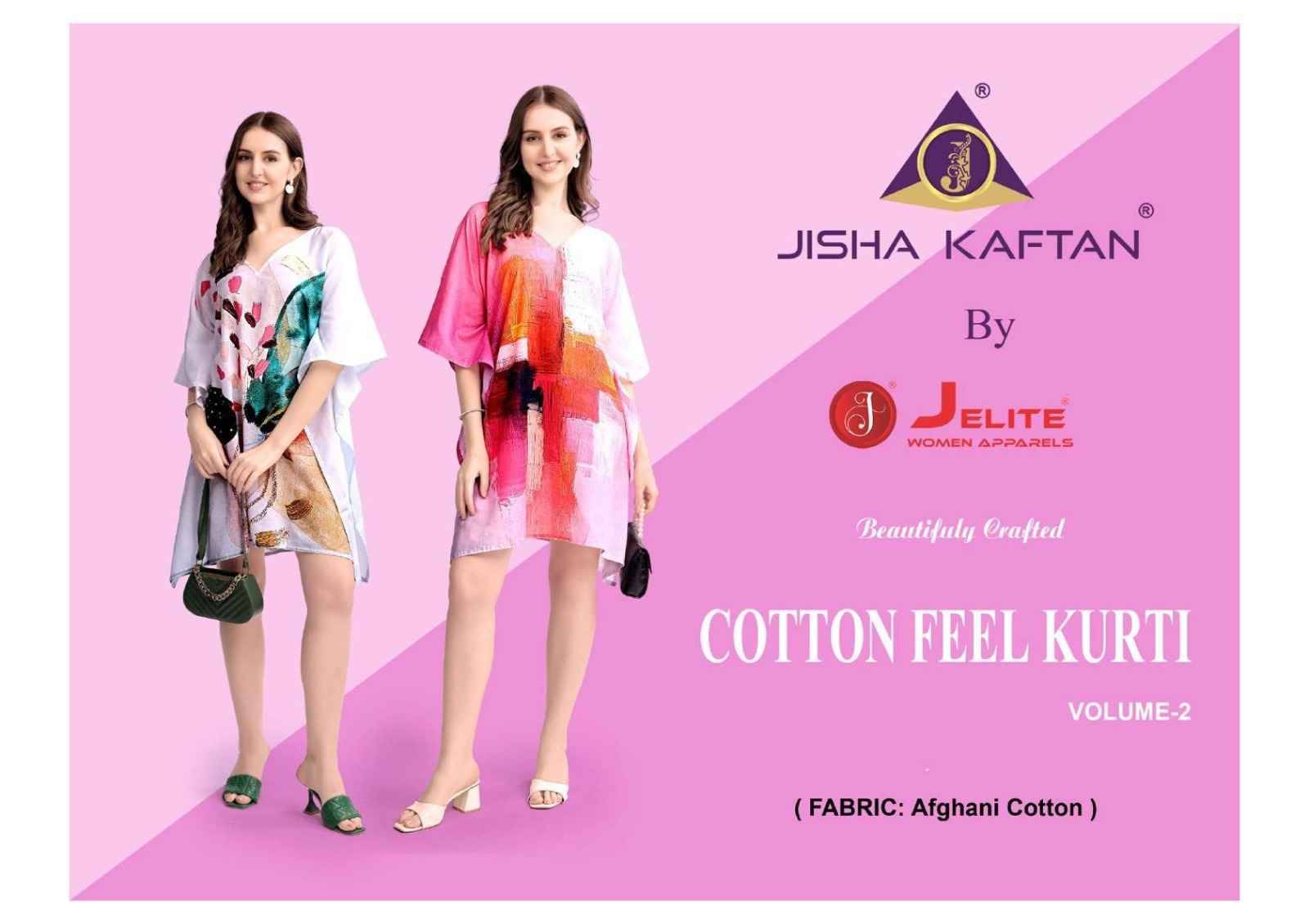 Cotton Feel Kurti Vol-2 By Jelite 9 To 16 Series Designer Stylish Fancy Colorful Beautiful Party Wear & Ethnic Wear Collection Cotton Print Kurtis At Wholesale Price