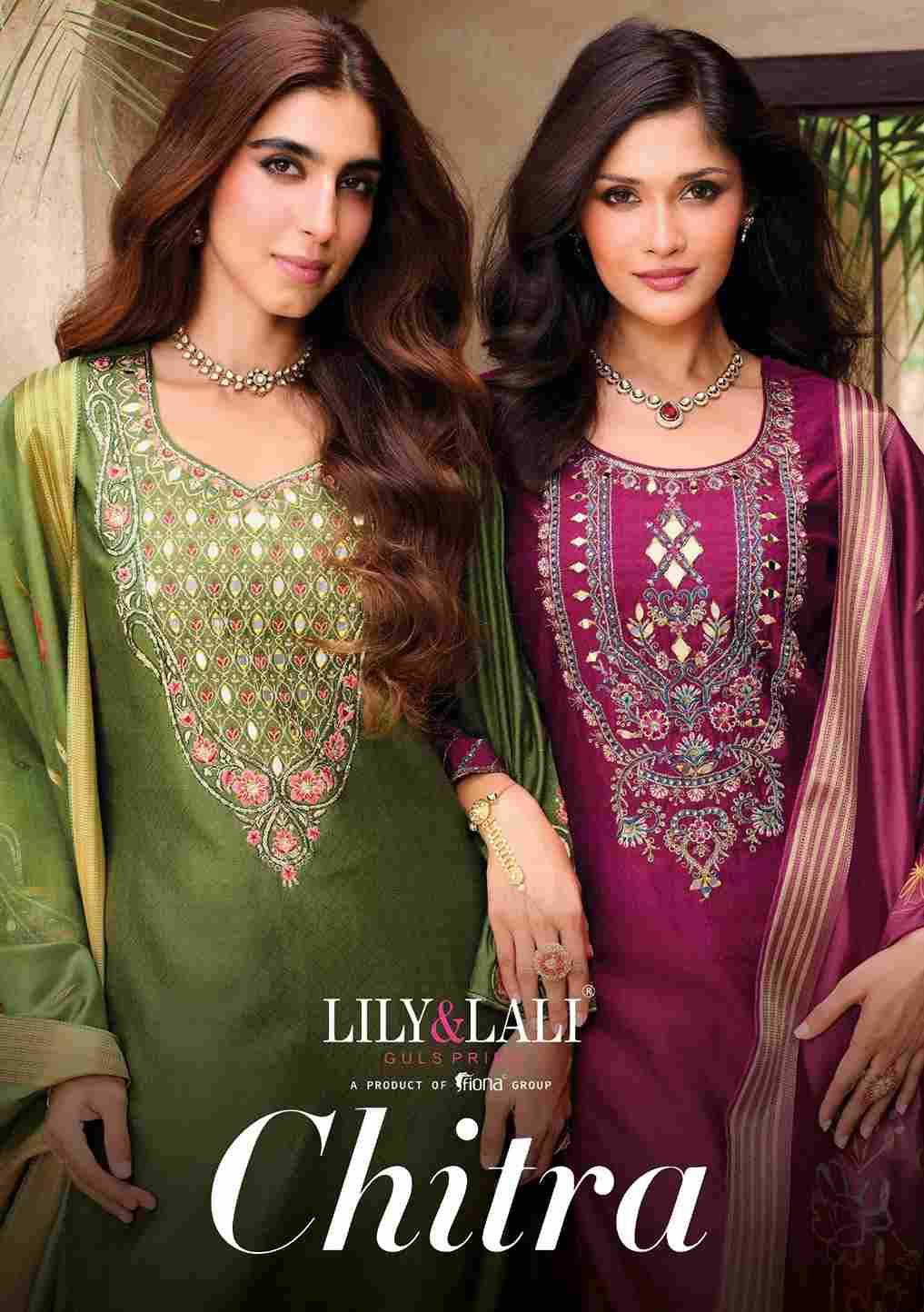 Chitra By Lily And Lali 27121 To 27124 Series Beautiful Festive Suits Colorful Stylish Fancy Casual Wear & Ethnic Wear Viscose Silk With Work Dresses At Wholesale Price