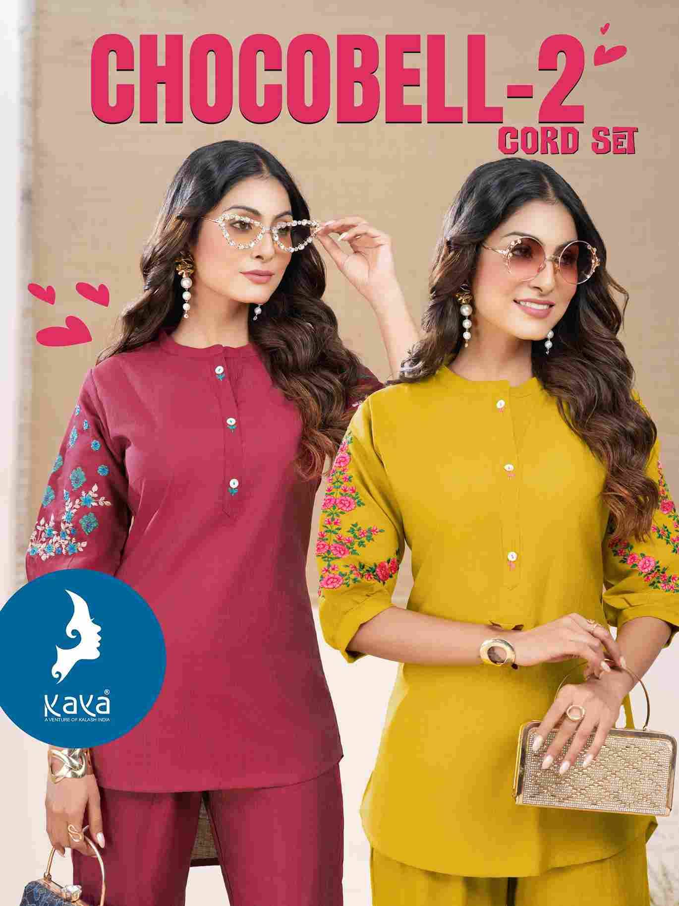 Chocobell Vol-2 By Kaya 01 To 06 Series Designer Stylish Fancy Colorful Beautiful Casual Wear & Ethnic Wear Vertican Co-Ord At Wholesale Price