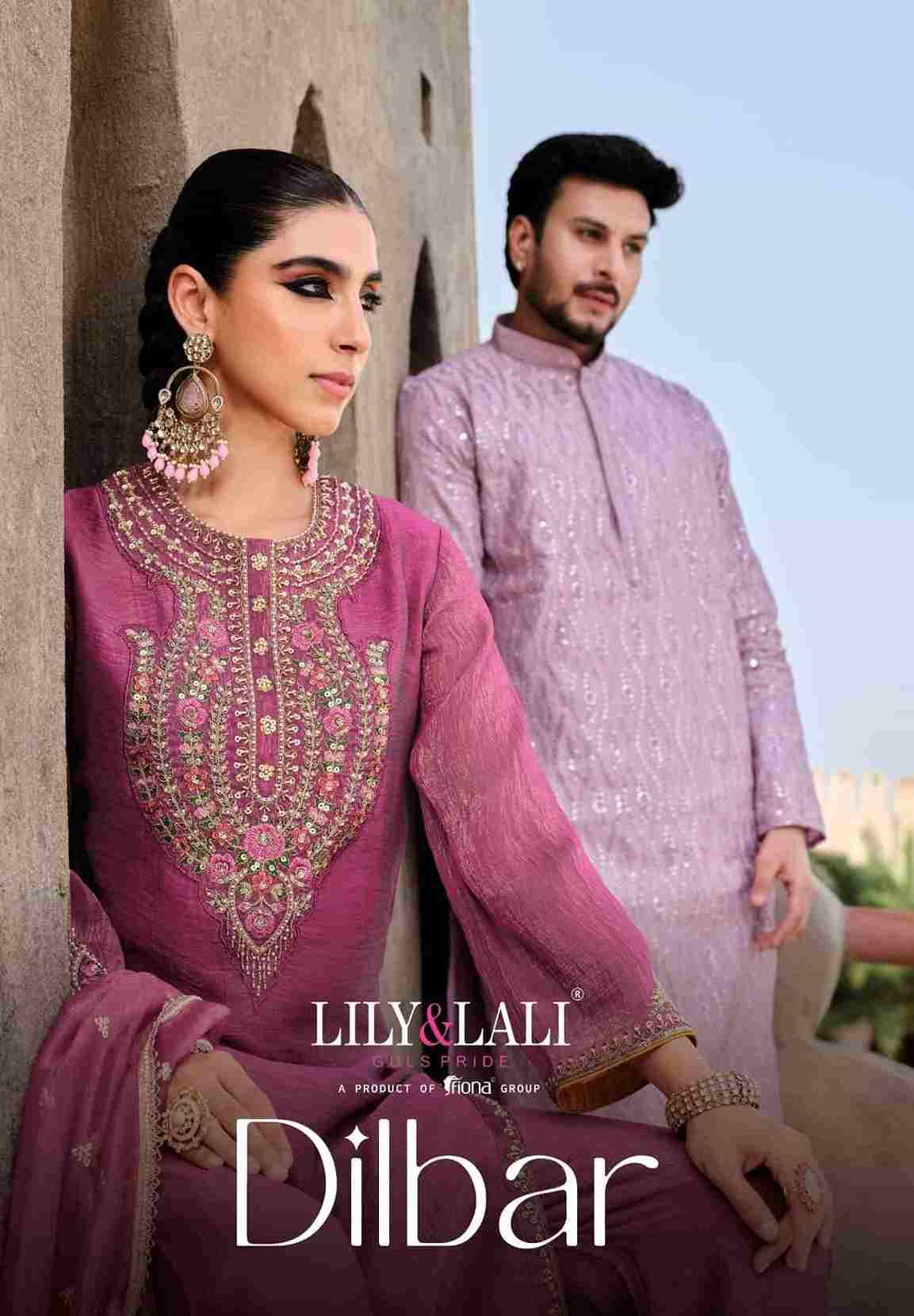 Dilbar By Lily And Lali 26951 To 26954 Series Beautiful Festive Suits Colorful Stylish Fancy Casual Wear & Ethnic Wear Simmer Silk Embroidery Dresses At Wholesale Price
