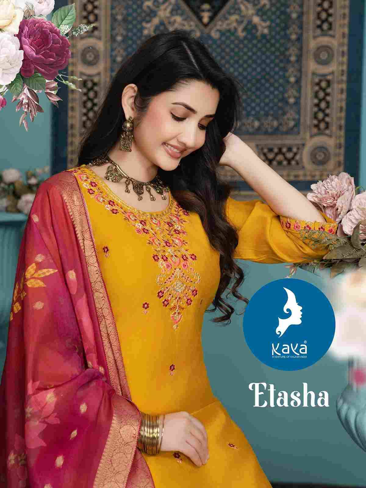 Etasha By Kaya 01 To 06 Series Beautiful Stylish Festive Suits Fancy Colorful Casual Wear & Ethnic Wear & Ready To Wear Vertican Print Dresses At Wholesale Price