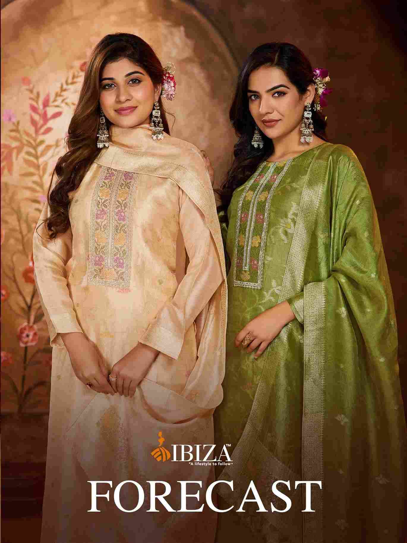 Forecast By Ibiza 15952 To 15955 Series Designer Festive Suits Beautiful Fancy Stylish Colorful Party Wear & Occasional Wear Pure Jacquard Silk Dresses At Wholesale Price