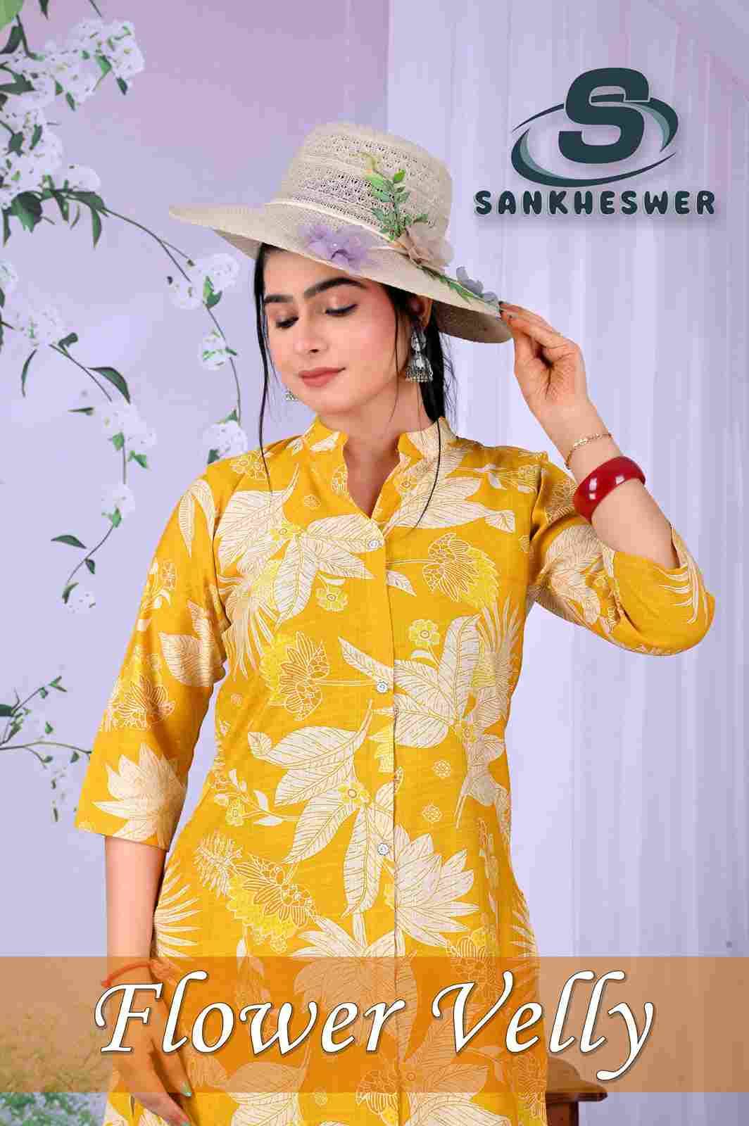 Flower Velly By Sankheswer 1001 To 1008 Series Designer Stylish Fancy Colorful Beautiful Casual Wear & Ethnic Wear Vertican Co-Ords At Wholesale Price