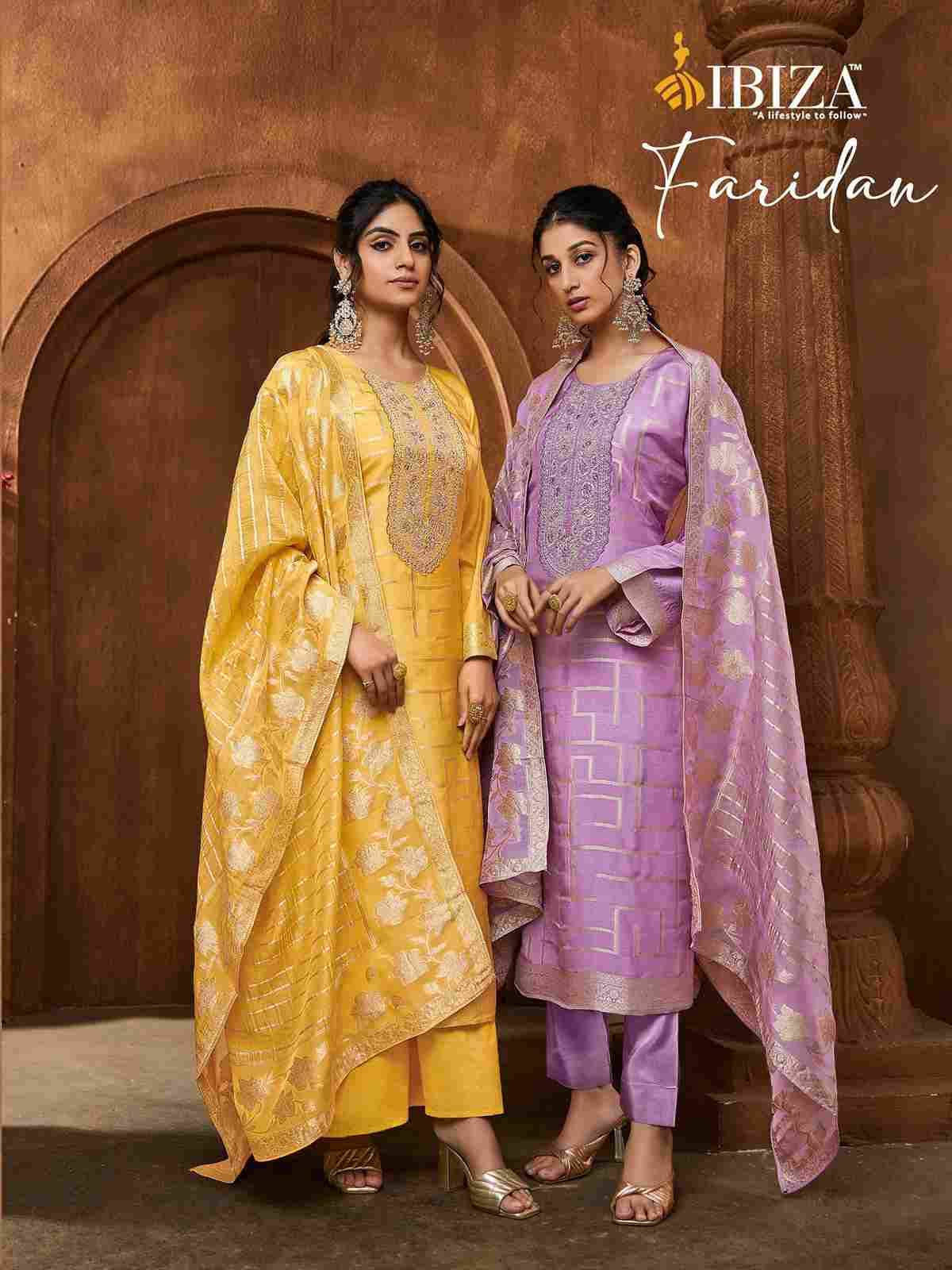 Faridan By Ibiza 15812 To 15815 Series Designer Festive Suits Beautiful Fancy Stylish Colorful Party Wear & Occasional Wear Pure Bangalori Silk Jacquard Dresses At Wholesale Price
