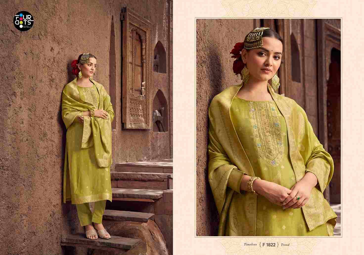 Gazala Vol-2 By Four Dots 1821 To 1824 Series Designer Stylish Fancy Colorful Beautiful Party Wear & Ethnic Wear Collection Viscose Muslin Jacquard Dresses At Wholesale Price
