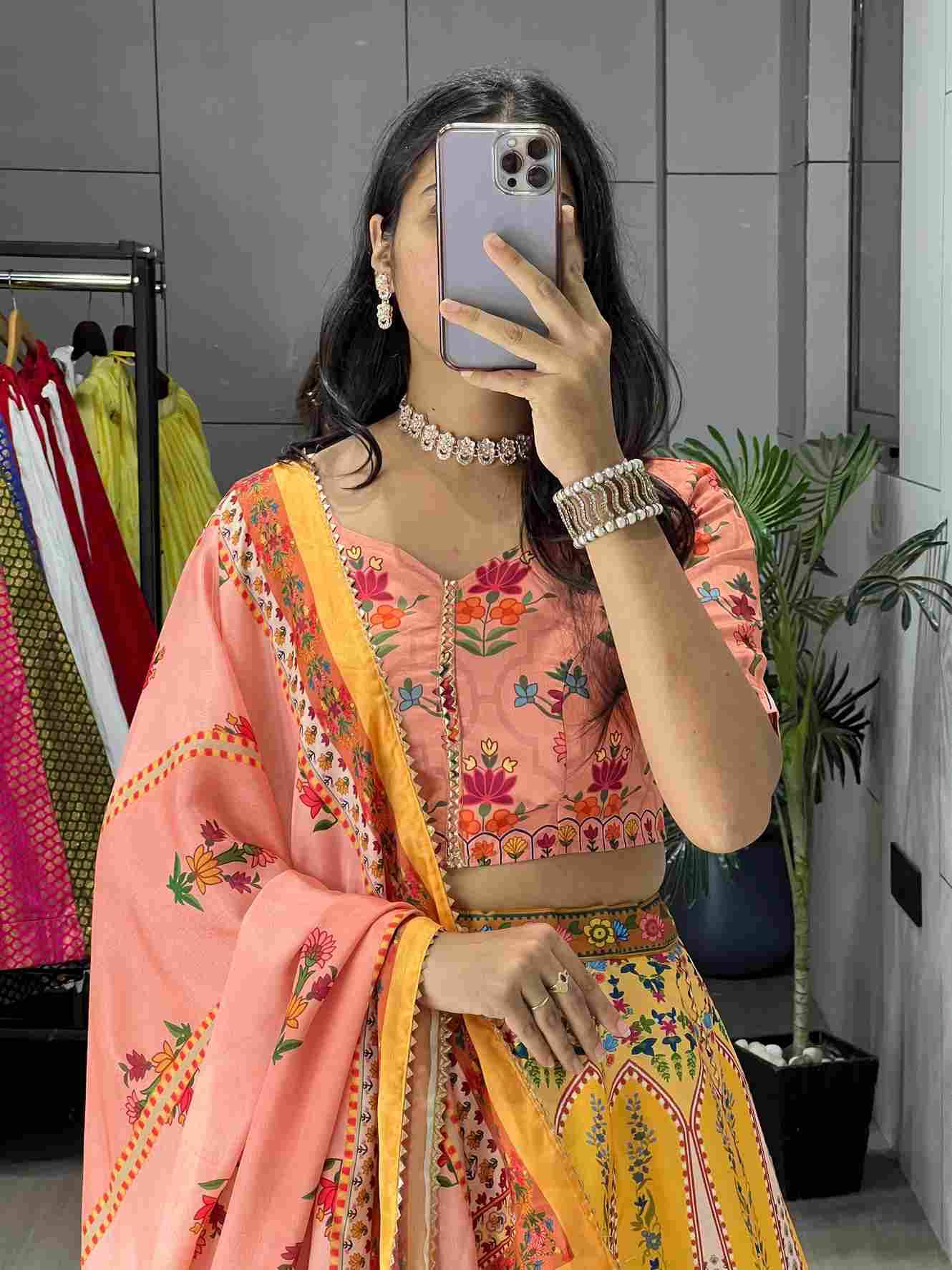 Gr-7138 By Fashid Wholesale Navratri Wear Collection Beautiful Stylish Colorful Fancy Party Wear & Occasional Wear Art Silk Lehengas At Wholesale Price