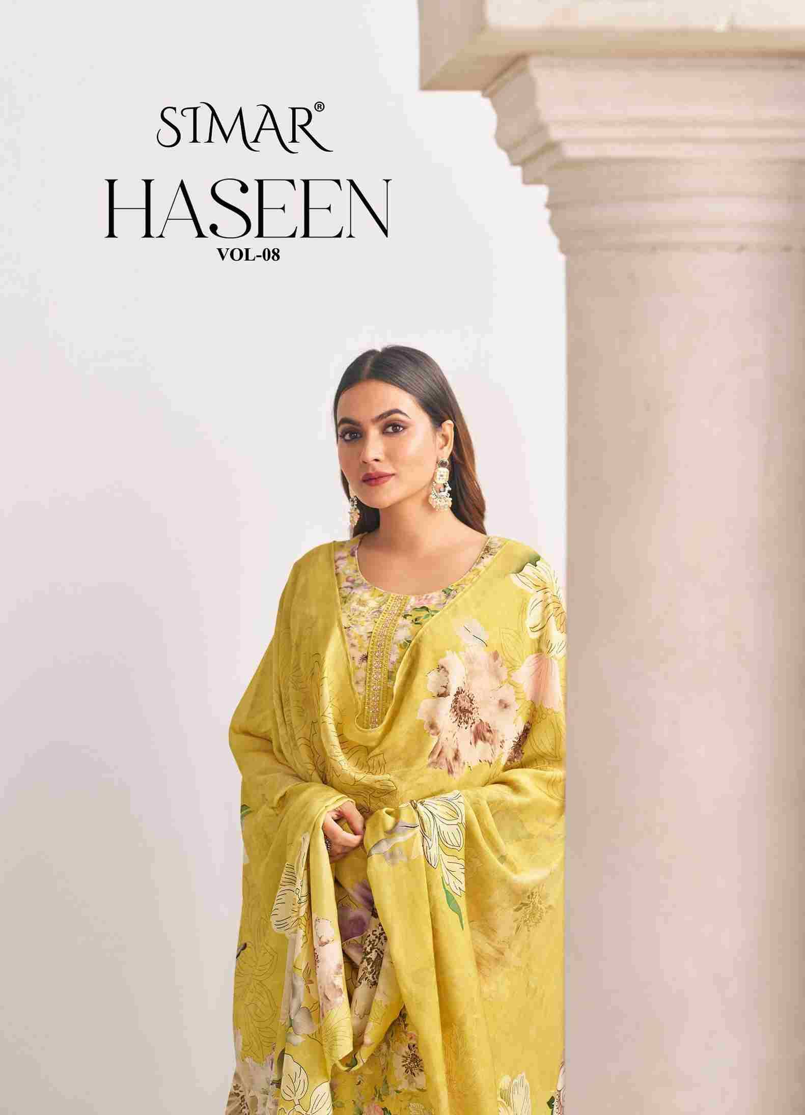 Haseen Vol-8 By Simar 1929 To 1933 Series Designer Festive Suits Beautiful Stylish Fancy Colorful Party Wear & Occasional Wear Pure Viscose Muslin Dresses At Wholesale Price