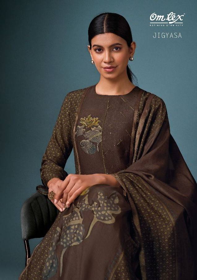 Jigyasa By Om Tex 7731-A To 7731-D Series Beautiful Festive Suits Colorful Stylish Fancy Casual Wear & Ethnic Wear Silk Print Dresses At Wholesale Price