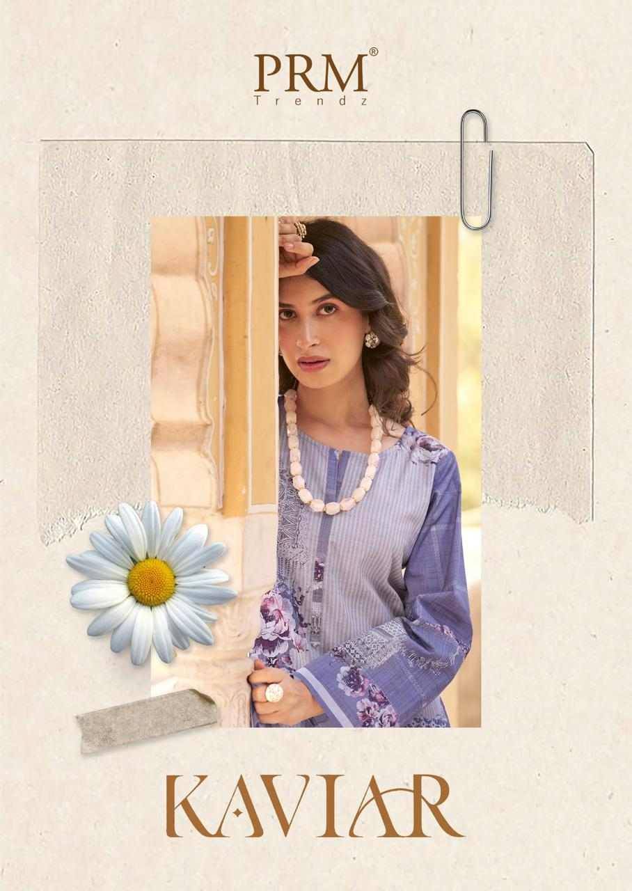 Kaviar By PRM Trendz 12095 To 12100 Series Beautiful Festive Suits Colorful Stylish Fancy Casual Wear & Ethnic Wear Lawn Cotton Dresses At Wholesale Price