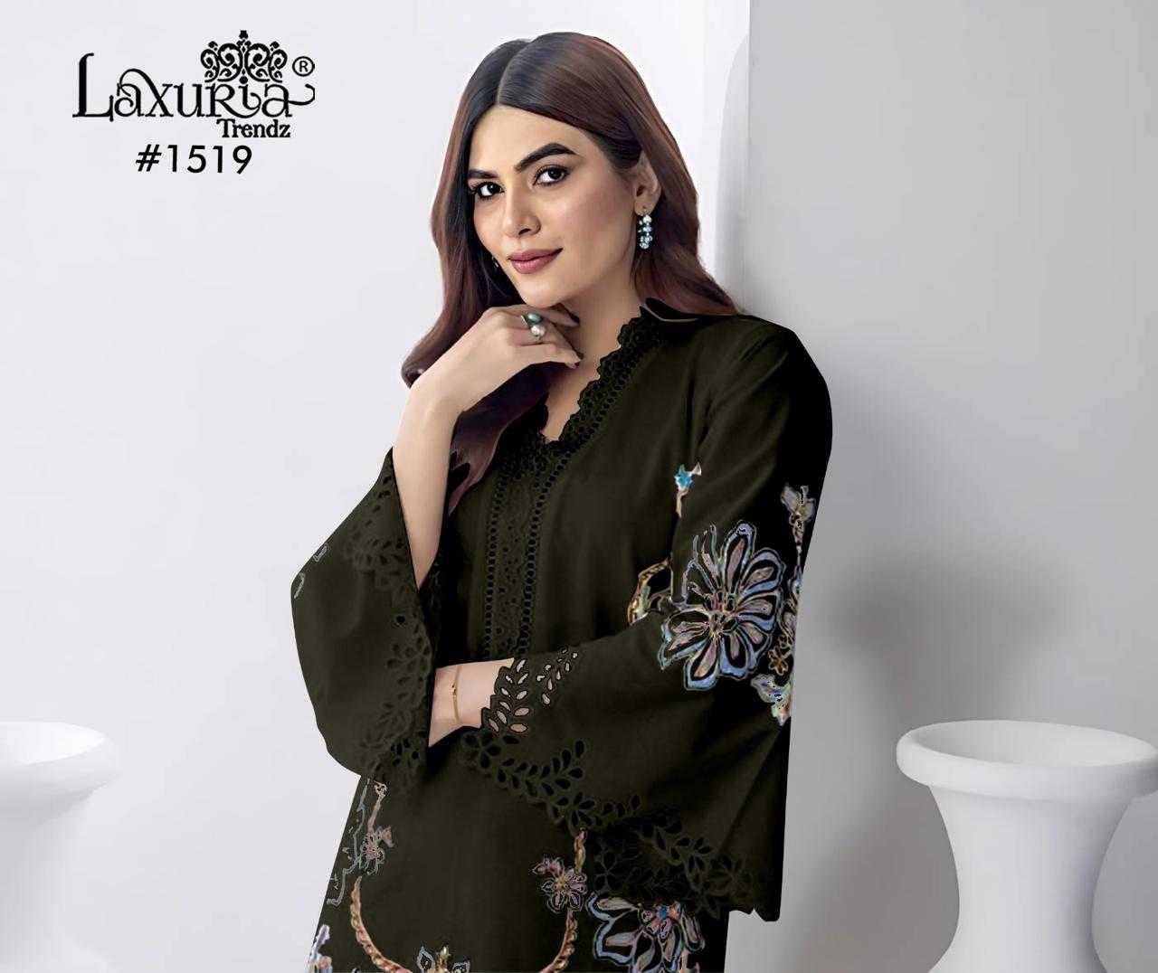 Luxuria Trendz 1519 Colours By Luxuria 1519-A To 1519-D Series Beautiful Pakistani Suits Colorful Stylish Fancy Casual Wear & Ethnic Wear Simmer Dresses At Wholesale Price