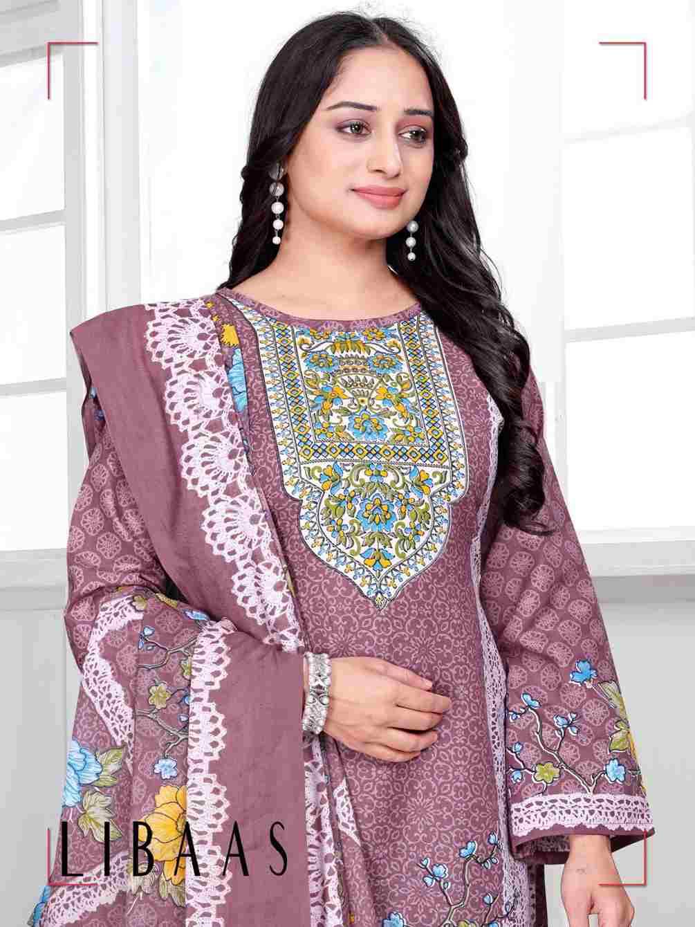 Libaas Vol-3 By Ganesha 3006 To 3013 Series Beautiful Festive Suits Stylish Fancy Colorful Party Wear & Occasional Wear Pure Cotton Dresses At Wholesale Price