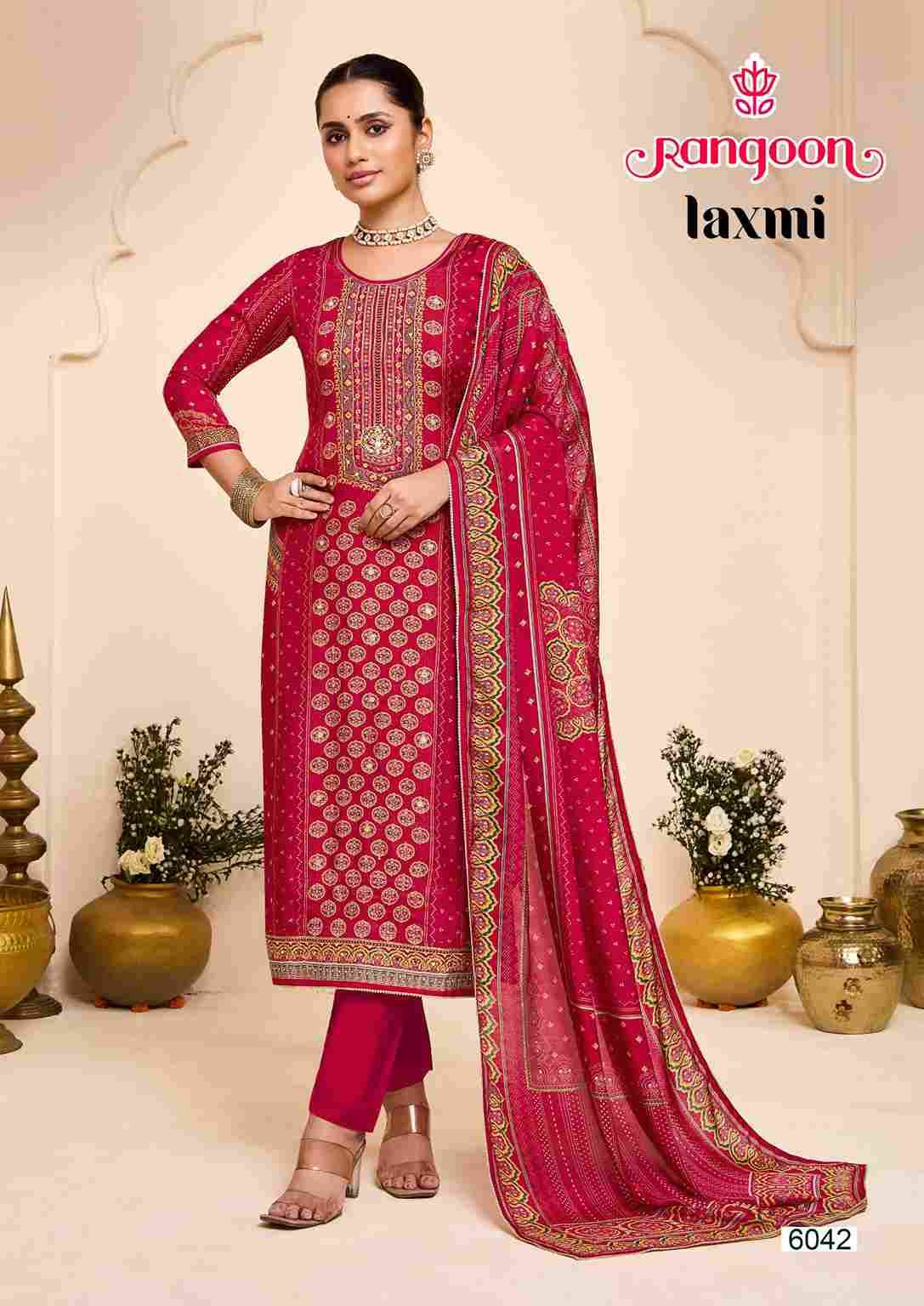 Laxmi By Rangoon 6041 To 6044 Series Beautiful Festive Suits Colorful Stylish Fancy Casual Wear & Ethnic Wear Pure Muslin Dresses At Wholesale Price