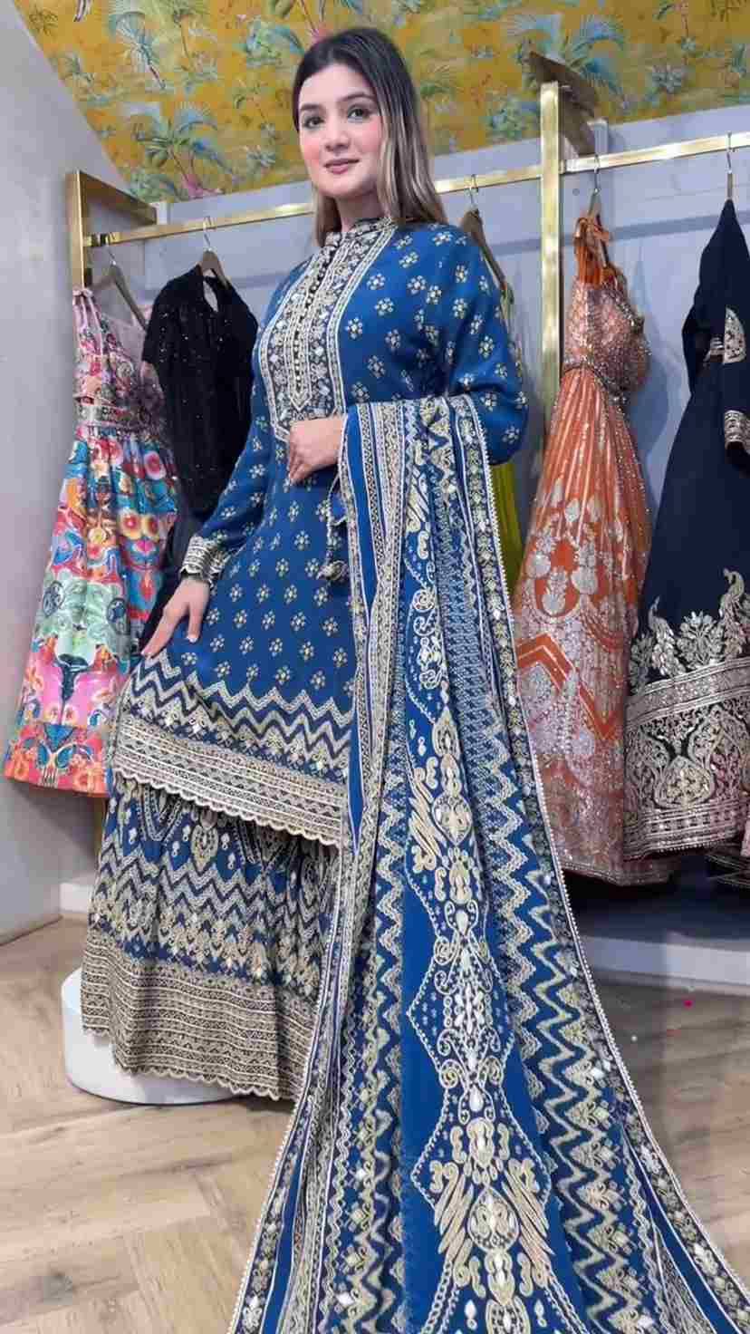 Le-1995 By Fashid Wholesale 01 To 02 Series Beautiful Stylish Fancy Colorful Casual Wear & Ethnic Wear Chinnon Dresses With Bottom At Wholesale Price