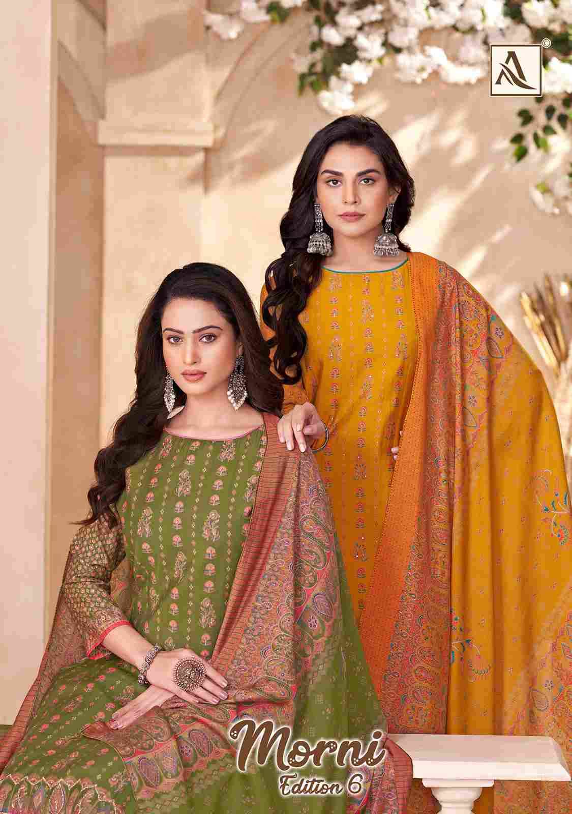 Morni Vol-6 By Alok Suit 1847-001 To 1847-004 Series Beautiful Festive Suits Colorful Stylish Fancy Casual Wear & Ethnic Wear Pure Modal Print With Embroidered Dresses At Wholesale Price