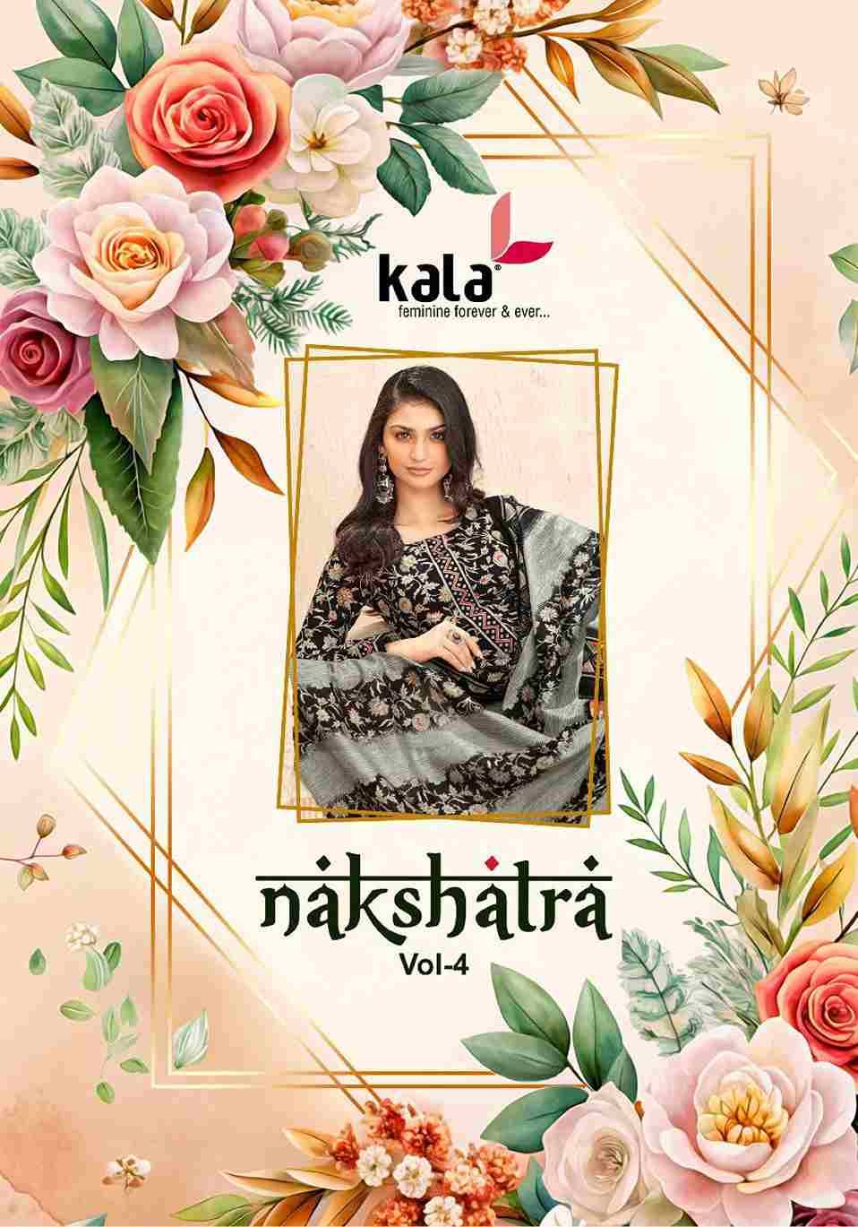 Nakshatra Vol-4 By Kala 7901-B To 7912-B Series Beautiful Festive Suits Colorful Stylish Fancy Casual Wear & Ethnic Wear Pure Cotton Print Dresses At Wholesale Price