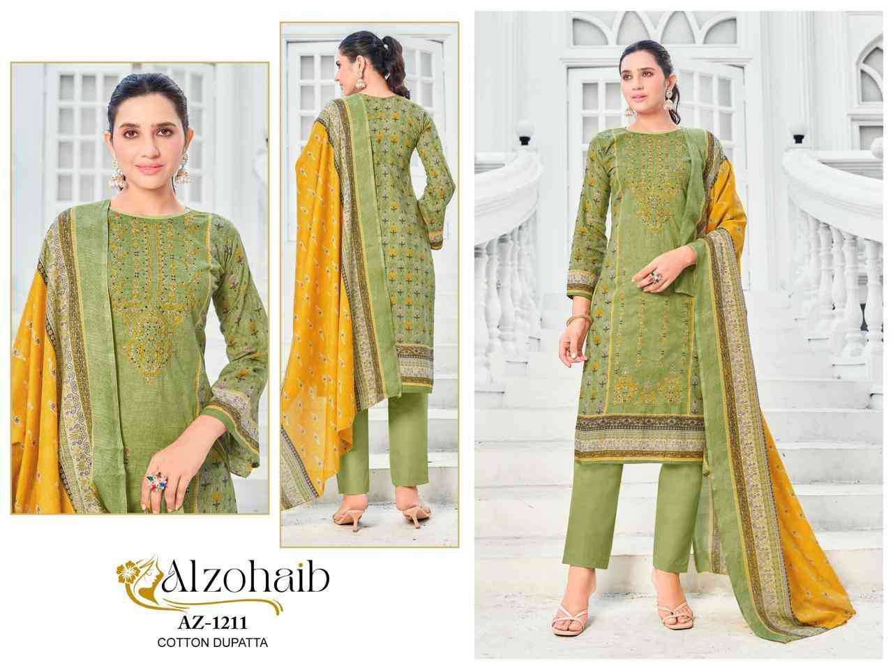 Noor Vol-2 By Alzohaib Beautiful Pakistani Suits Stylish Fancy Colorful Party Wear & Occasional Wear Pure Cotton Print Dresses At Wholesale Price