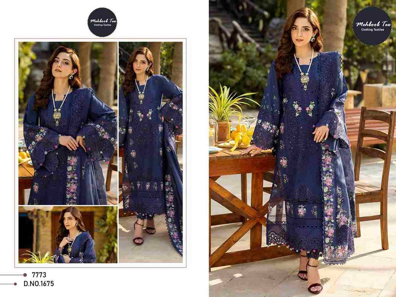 Ombre Premium Vol-2 By Mehboob Tex 1674 To 1676 Series Designer Pakistani Suits Collection Beautiful Stylish Fancy Colorful Party Wear & Ethnic Wear Pure Viscose With Pure Cotton With Embroidery Dresses At Wholesale Price