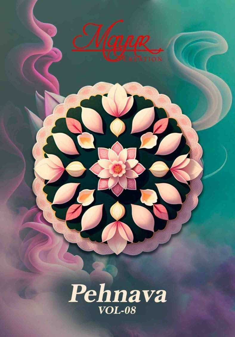 Pehnava Vol-8 By Mayur Creation 8001 To 8010 Series Beautiful Festive Suits Stylish Fancy Colorful Casual Wear & Ethnic Wear Heavy Cotton Print Dresses At Wholesale Price