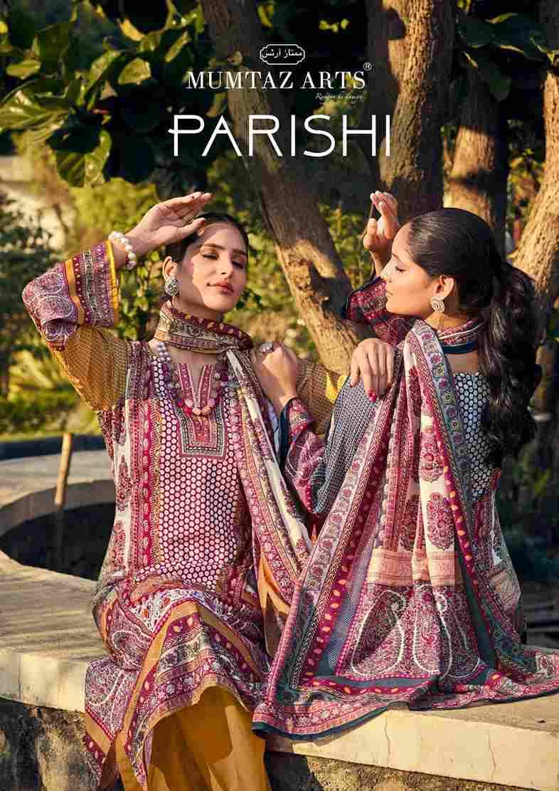 Parishi By Mumtaz Arts 1001 To 1004 Series Beautiful Festive Suits Colorful Stylish Fancy Casual Wear & Ethnic Wear Pure Jam Satin Print Dresses At Wholesale Price