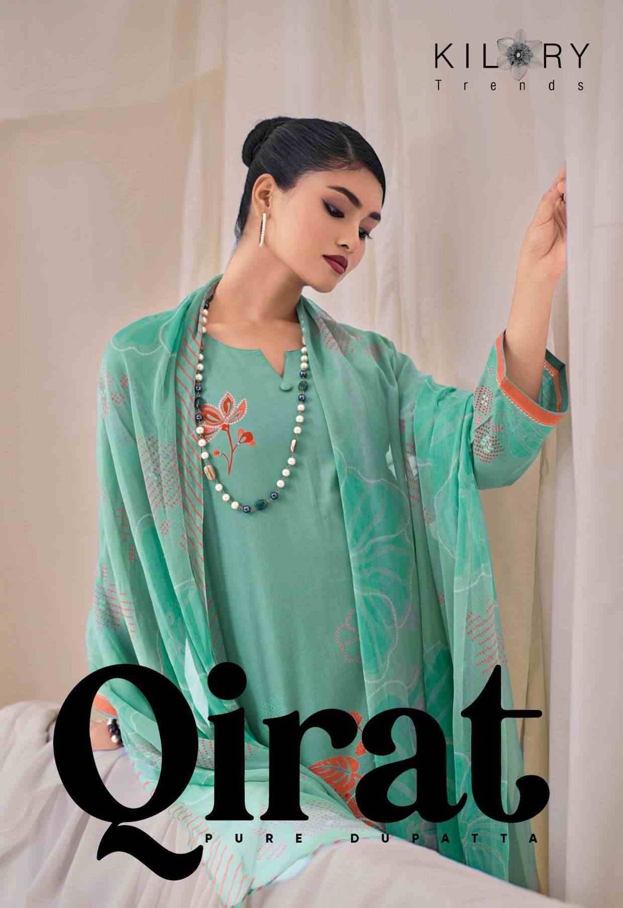 Qirat By Kilory 1391 To 1394 Series Designer Festive Suits Beautiful Fancy Colorful Stylish Party Wear & Occasional Wear Pure Lawn Cotton Dresses At Wholesale Price