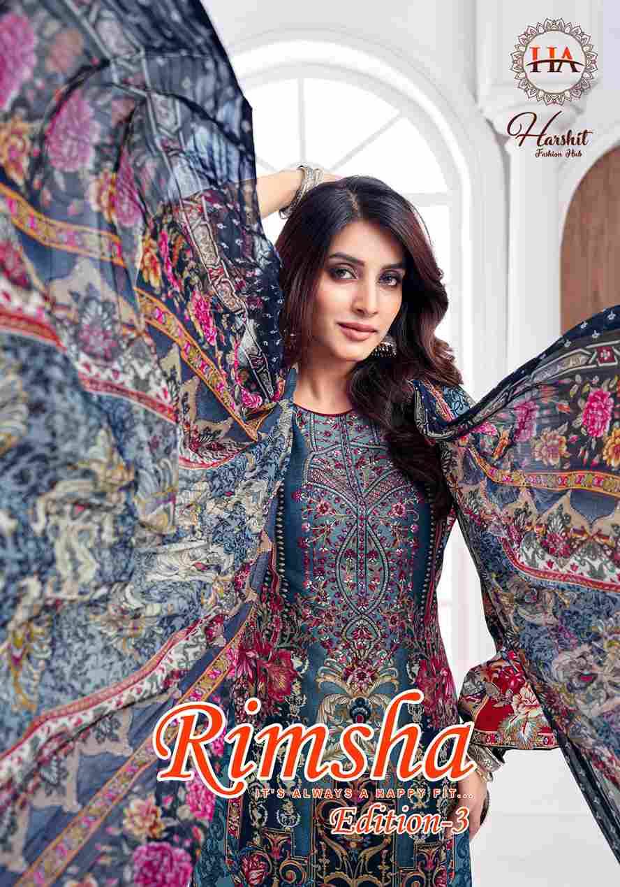 Rimsha Vol-3 By Harshit Fashion Hub 2064-879-01 To 2064-879-08 Series Beautiful Festive Suits Stylish Fancy Colorful Casual Wear & Ethnic Wear Pure Viscose Rayon Dresses At Wholesale Price