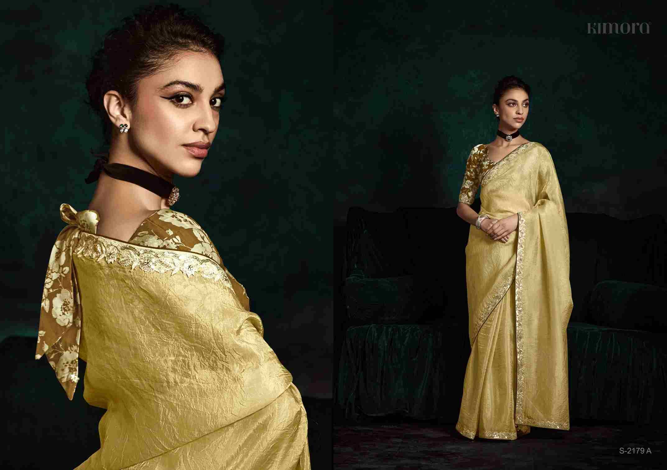 Rangat 2179 By Kimora Fashion 2179 To 2179-D Series Indian Traditional Wear Collection Beautiful Stylish Fancy Colorful Party Wear & Occasional Wear Organza Sarees At Wholesale Price