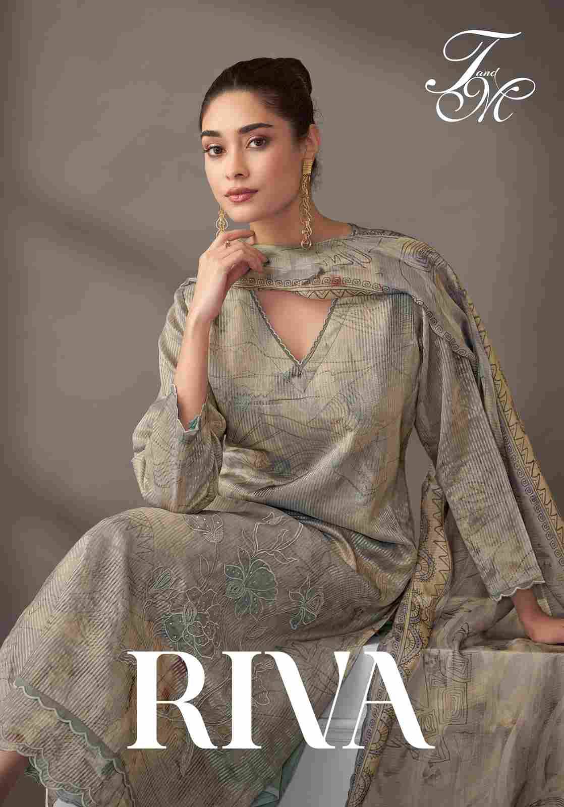 Riva By T And M Designer Studio Beautiful Festive Suits Colorful Stylish Fancy Casual Wear & Ethnic Wear Pure Silk Dresses At Wholesale Price