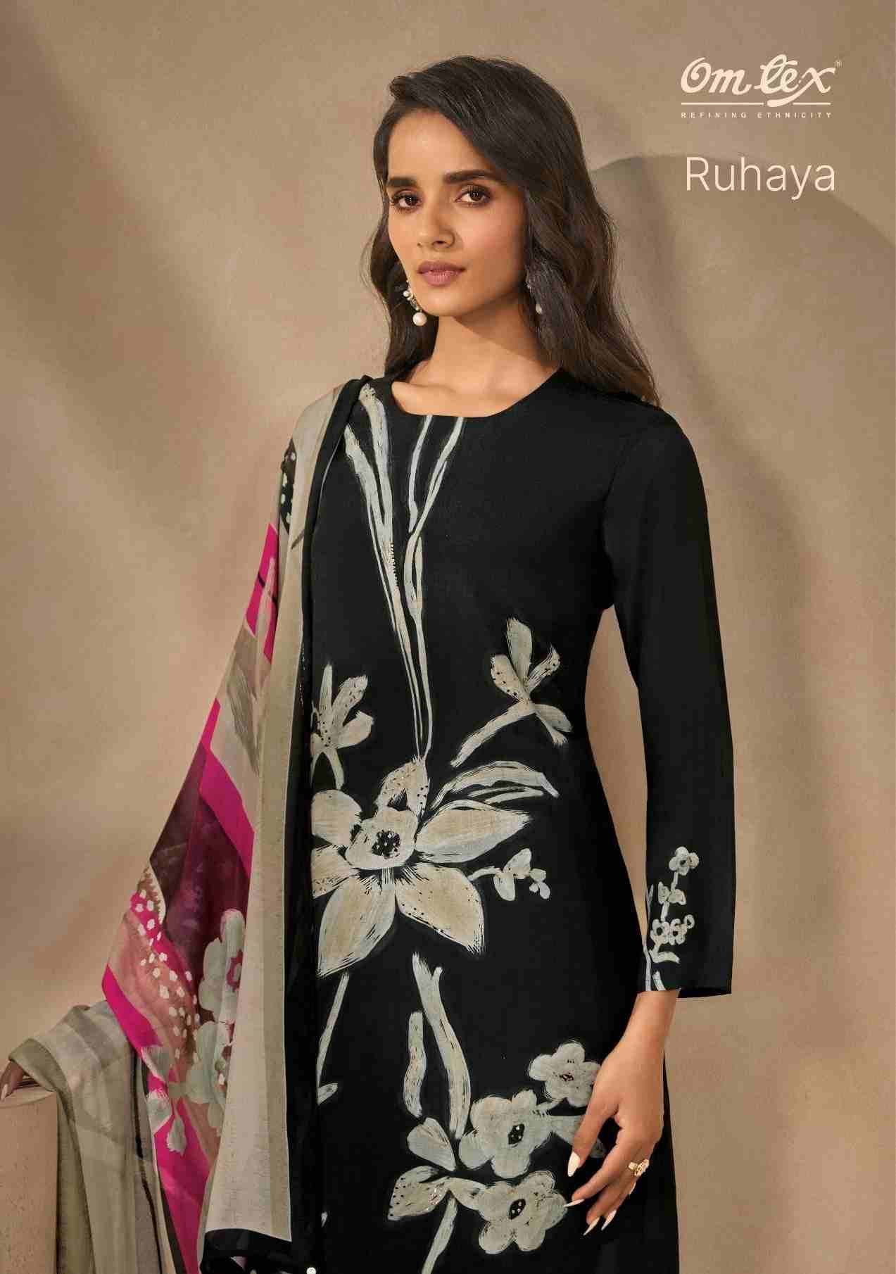 Ruhaya By Om Tex 8251-A To 8251-D Series Beautiful Festive Suits Colorful Stylish Fancy Casual Wear & Ethnic Wear Silk Dresses At Wholesale Price