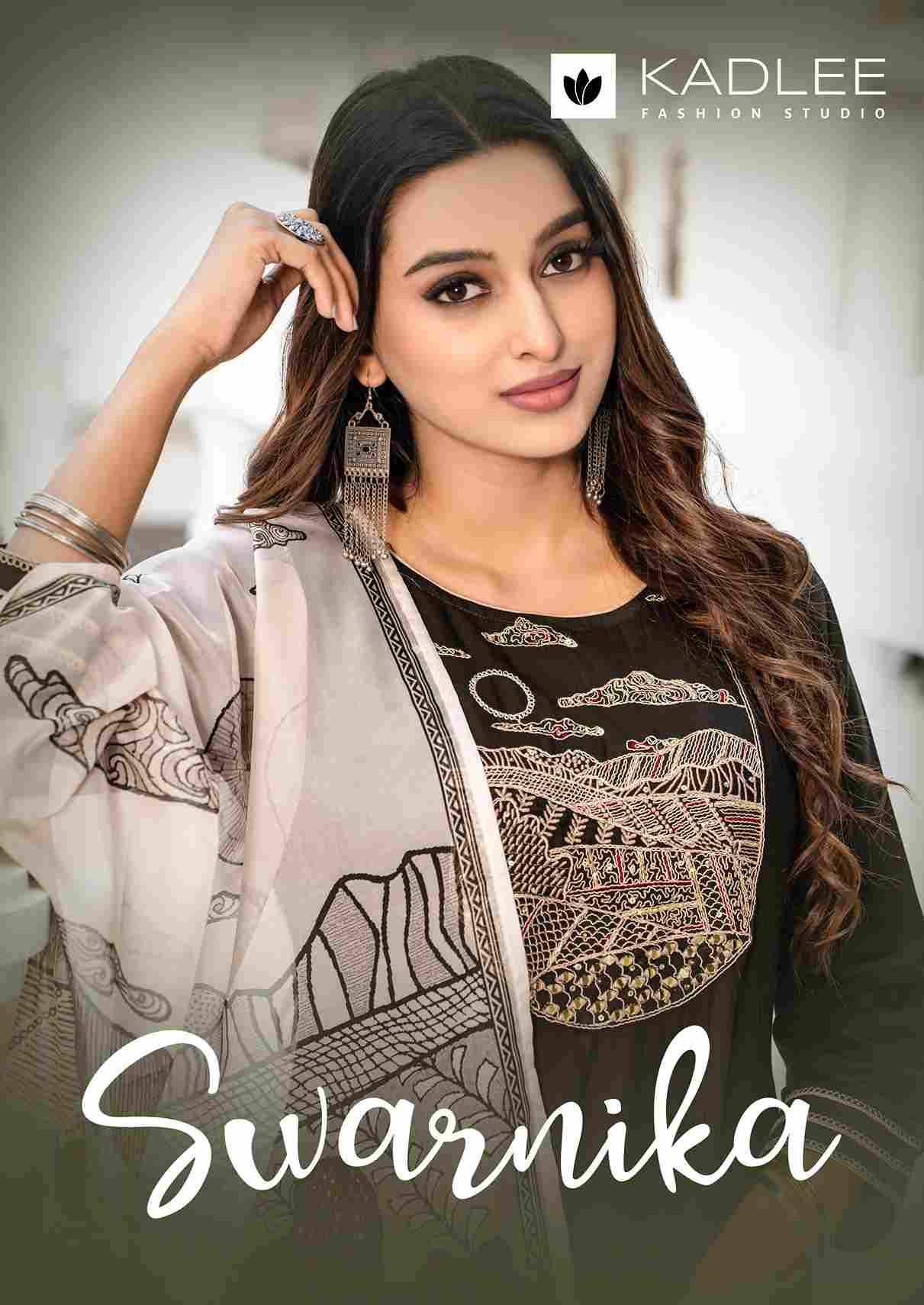 Swarnika By Kadlee 2001 To 2004 Series Beautiful Festive Suits Colorful Stylish Fancy Casual Wear & Ethnic Wear Rayon With Work Dresses At Wholesale Price