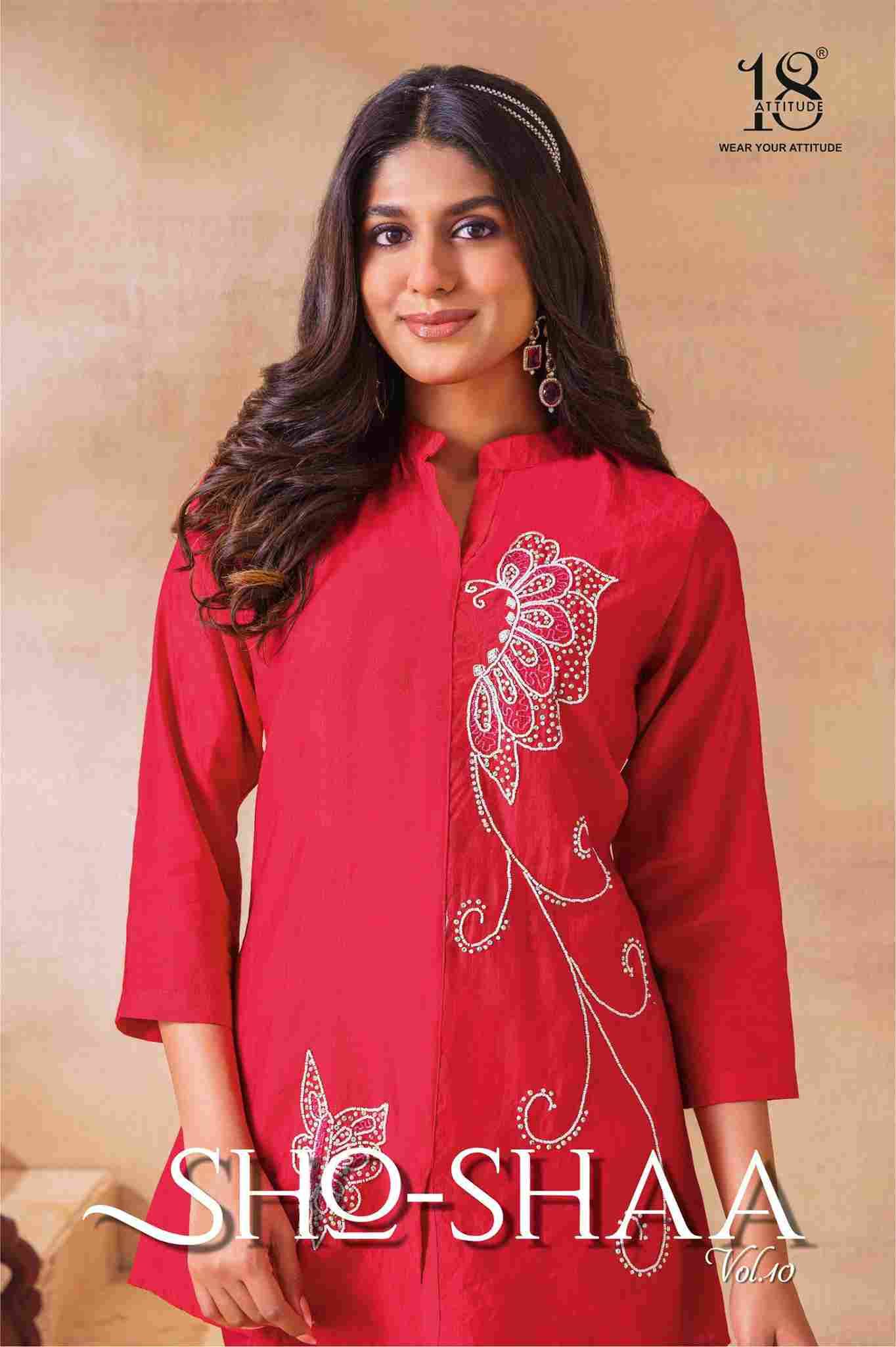 Sho-Shaa Vol-10 By 18 Attitude 1001 To 1005 Series Designer Stylish Fancy Colorful Beautiful Party Wear & Ethnic Wear Collection Premium Vatican Co-Ords At Wholesale Price