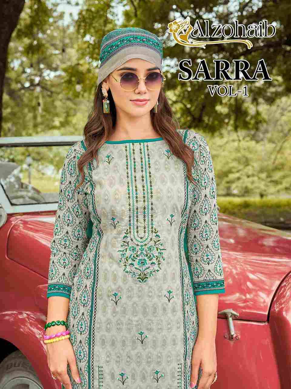 Sarra Vol-1 By Alzohaib 1080-B To 1083-B Series Beautiful Pakistani Suits Stylish Fancy Colorful Party Wear & Occasional Wear Pure Cotton Print Dresses At Wholesale Price
