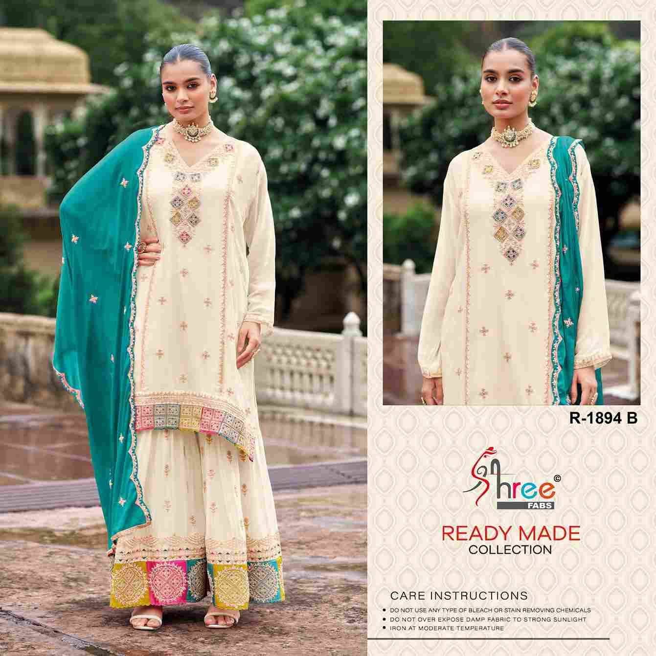 Shree Fabs Hit Design R-1894 Colours By Shree Fabs R-1894-A To R-1894-D Series Designer Pakistani Suits Collection Beautiful Stylish Fancy Colorful Party Wear & Occasional Wear Chinnon Dresses At Wholesale Price