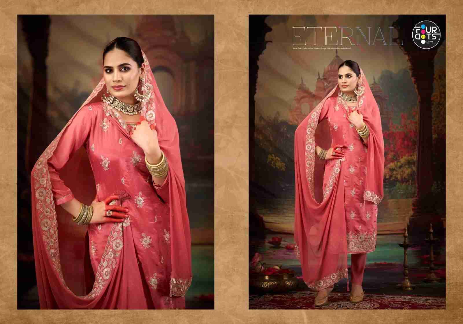 Sajani By Four Dots 3001 To 3004 Series Designer Stylish Fancy Colorful Beautiful Party Wear & Ethnic Wear Collection Organza Dresses At Wholesale Price