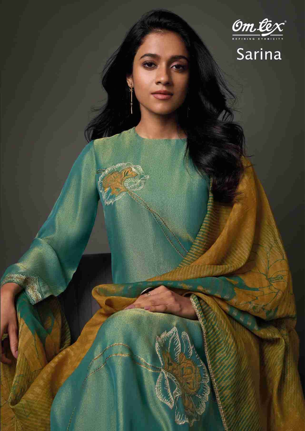 Sarina By Om Tex 8131-A To 8131-B Series Beautiful Festive Suits Colorful Stylish Fancy Casual Wear & Ethnic Wear Silk Print With Work Dresses At Wholesale Price