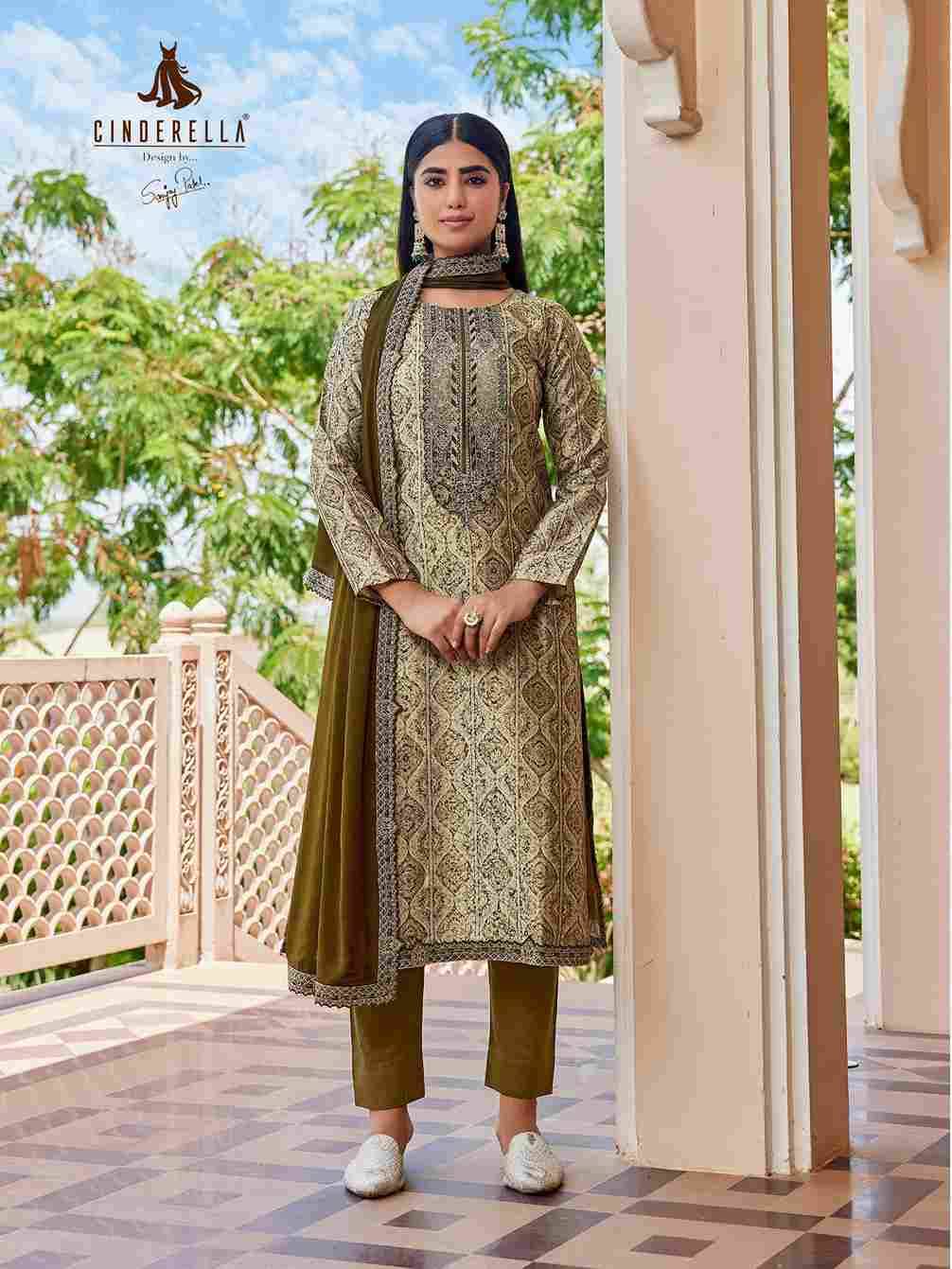 Saheli By Cinderella 15885 To 15888 Series Beautiful Stylish Festive Suits Fancy Colorful Casual Wear & Ethnic Wear & Ready To Wear Silk Jacquard Dresses At Wholesale Price