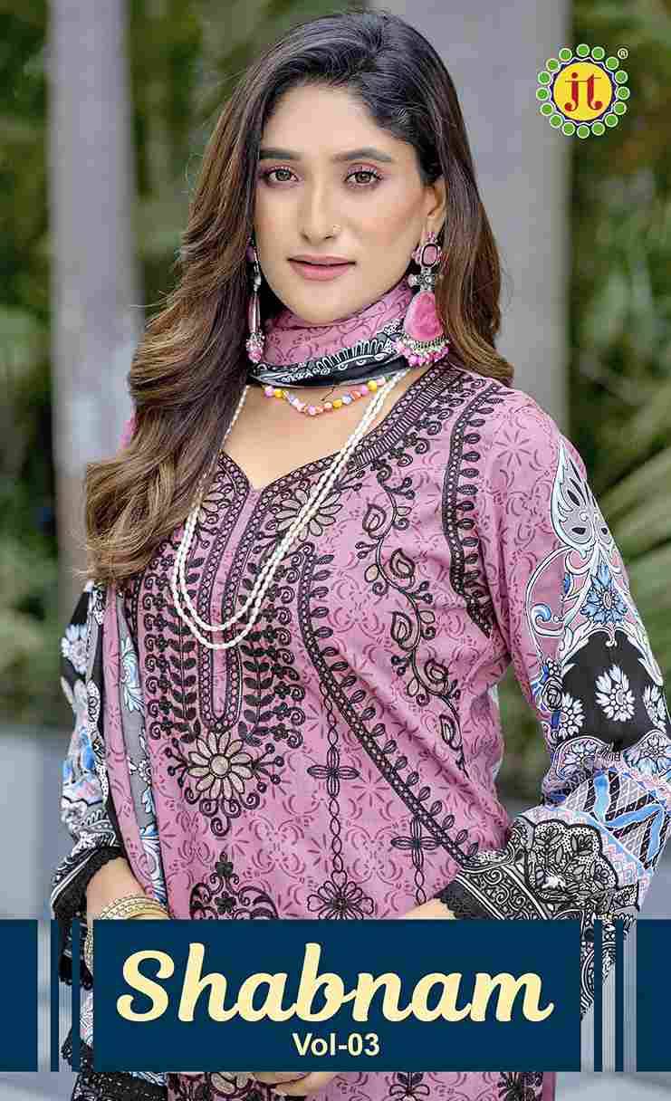 Shabnam Vol-3 By JT 3001 To 3005 Series Beautiful Festive Suits Colorful Stylish Fancy Casual Wear & Ethnic Wear Rayon Dresses At Wholesale Price