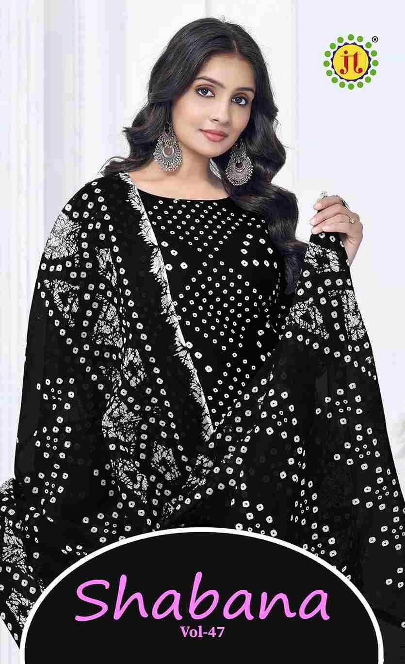 Shabana Vol-47 By JT 47001 To 47010 Series Beautiful Festive Suits Colorful Stylish Fancy Casual Wear & Ethnic Wear Cotton Dresses At Wholesale Price