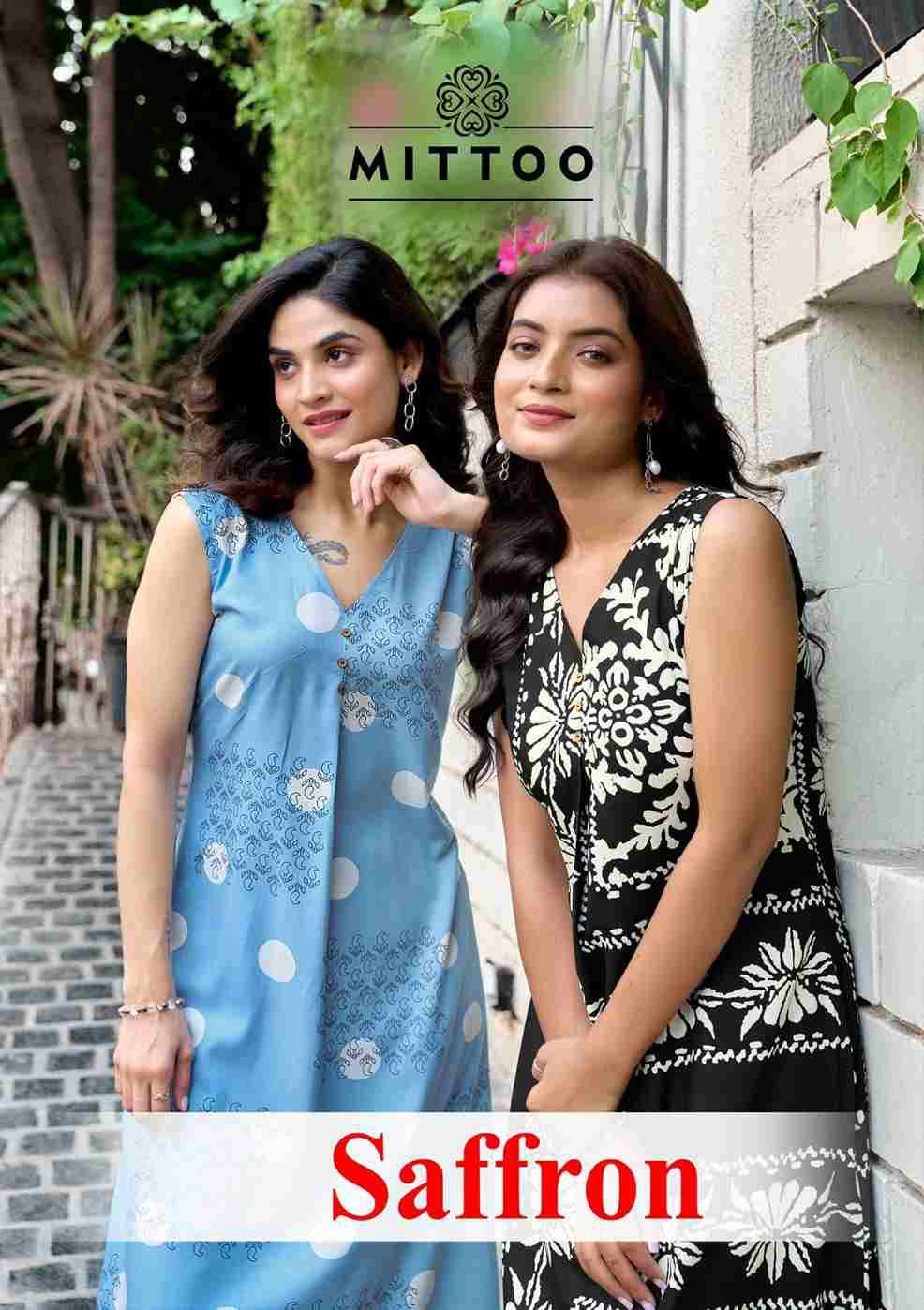 Saffron By Mittoo 2001 To 2006 Series Designer Stylish Fancy Colorful Beautiful Party Wear & Ethnic Wear Collection Rayon Print Co-Ord At Wholesale Price