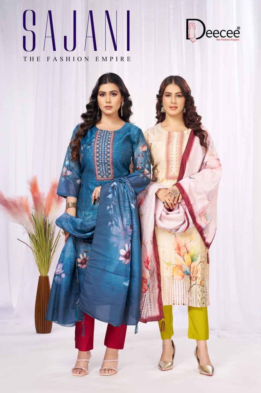 Sajani By Dee Cee 101 To 106 Series Designer Stylish Fancy Colorful Beautiful Party Wear & Ethnic Wear Collection Roman Silk Dresses At Wholesale Price