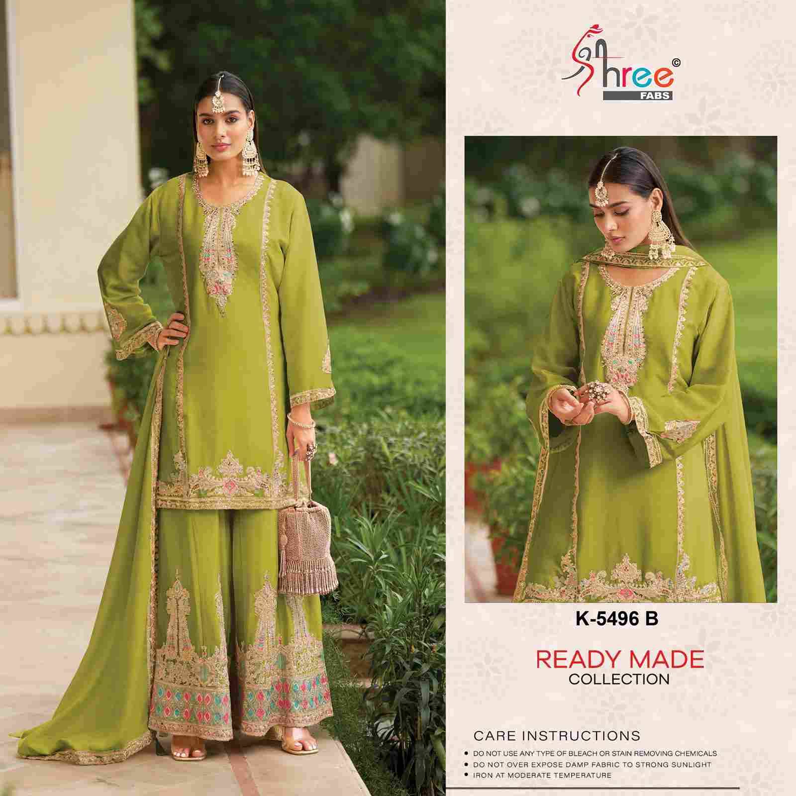 Shree Fabs Hit Design K-5496 Colours By Shree Fabs K-5496-A To K-5496-D Series Designer Pakistani Suits Beautiful Fancy Stylish Colorful Party Wear & Occasional Wear Chinnon Embroidery Dresses At Wholesale Price