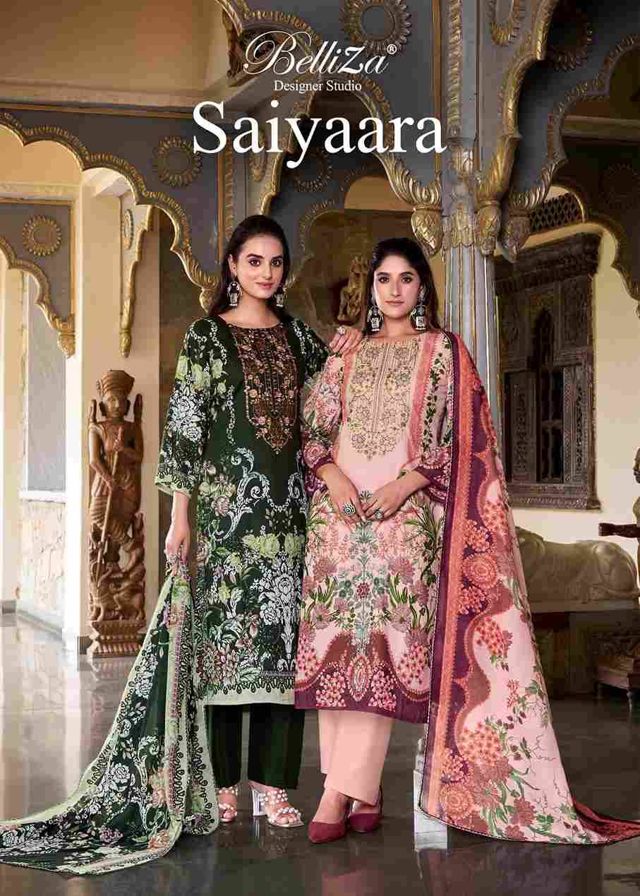 Saiyaara By Belliza 887-001 To 887-008 Series Beautiful Festive Suits Stylish Fancy Colorful Casual Wear & Ethnic Wear Pure Cotton Dresses At Wholesale Price