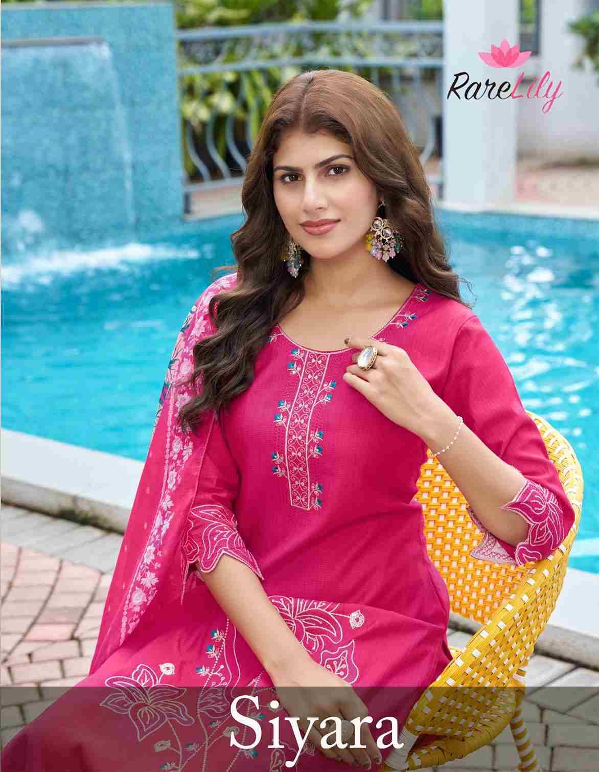 Siyara By Rare Lily Combo Set 01 To 06 Series Beautiful Stylish Festive Suits Fancy Colorful Casual Wear & Ethnic Wear & Ready To Wear Silk Print Dresses At Wholesale Price