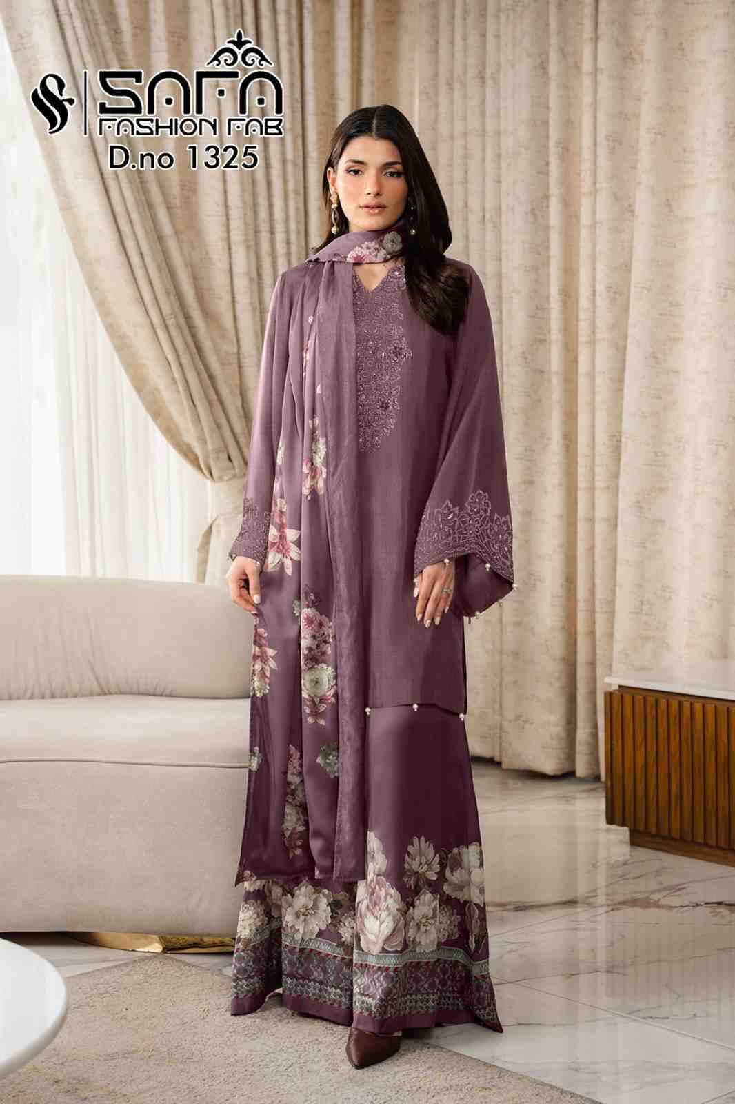 Safa 1325 Colours By Safa Fashion 1325-A To 1325-B Series Designer Stylish Fancy Colorful Beautiful Party Wear & Ethnic Wear Collection Heavy Fancy Dresses At Wholesale Price