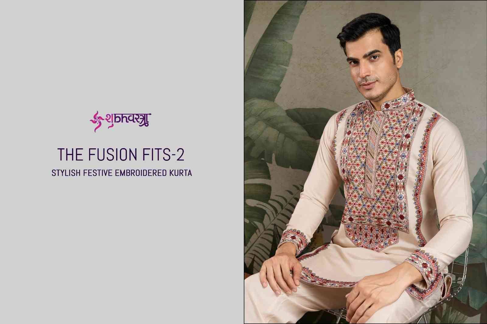 The Fusion Fits Vol-2 By Shubhvastra 61305 To 61307 Series Beautiful Colorful Stylish Fancy Casual Wear & Ethnic Wear & Ready To Wear Viscose Silk Kurtas With Bottom At Wholesale Price