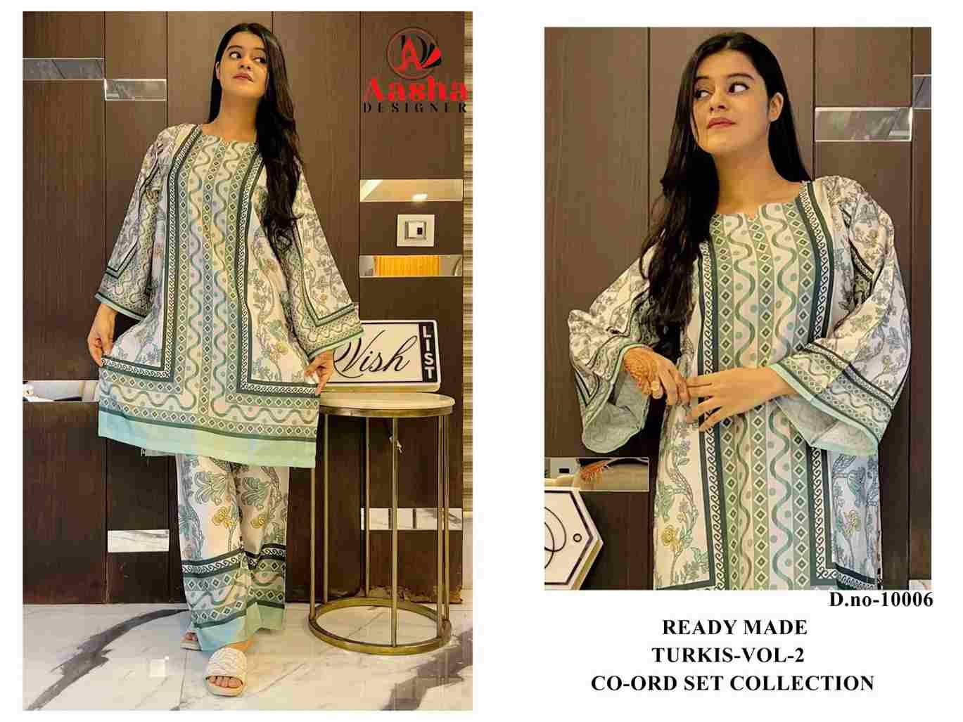 Turkis Vol-2 By Aasha Designer 10005 To 10007 Series Designer Stylish Fancy Colorful Beautiful Casual Wear & Ethnic Wear Modal Satin Co-Ords At Wholesale Price