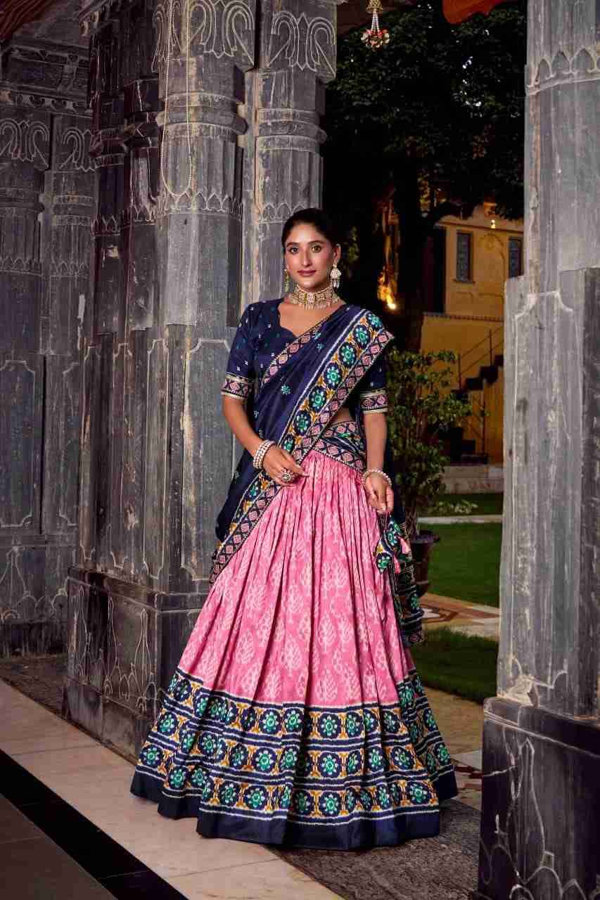 Vasaavi By Fashid Wholesale 1246-A To 1246-D Series Designer Beautiful Collection Occasional Wear & Party Wear Tussar Silk Lehengas At Wholesale Price
