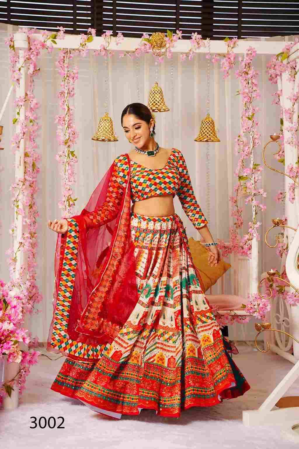 Vallari Vol-3 By Fashid Wholesale 3001 To 3005 Series Designer Beautiful Collection Occasional Wear & Party Wear Silk Lehengas At Wholesale Price