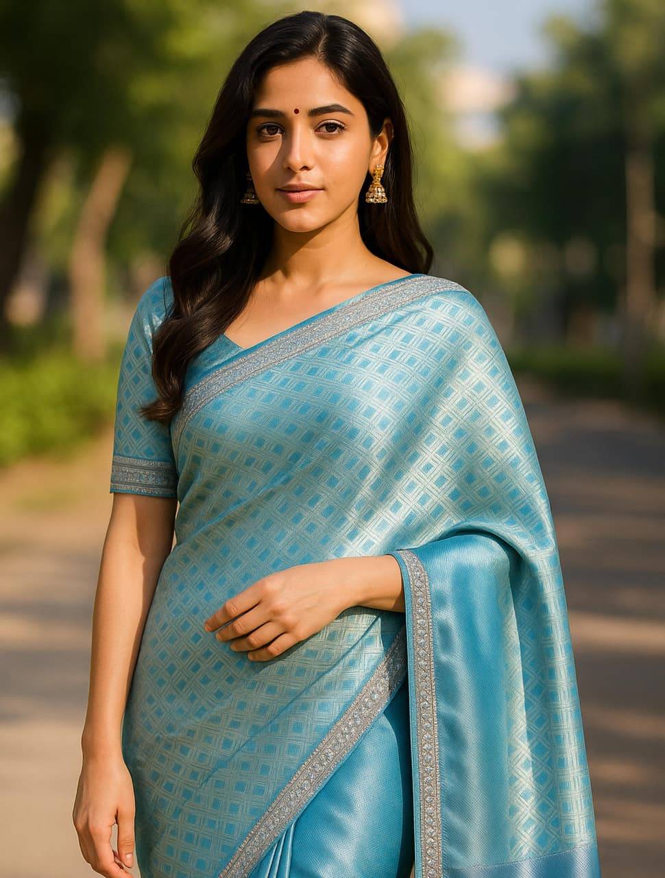 Vv-Elegant By Fashid Wholesale Indian Traditional Wear Collection Beautiful Stylish Fancy Colorful Party Wear & Occasional Wear Soft Tissue Silk Sarees At Wholesale Price