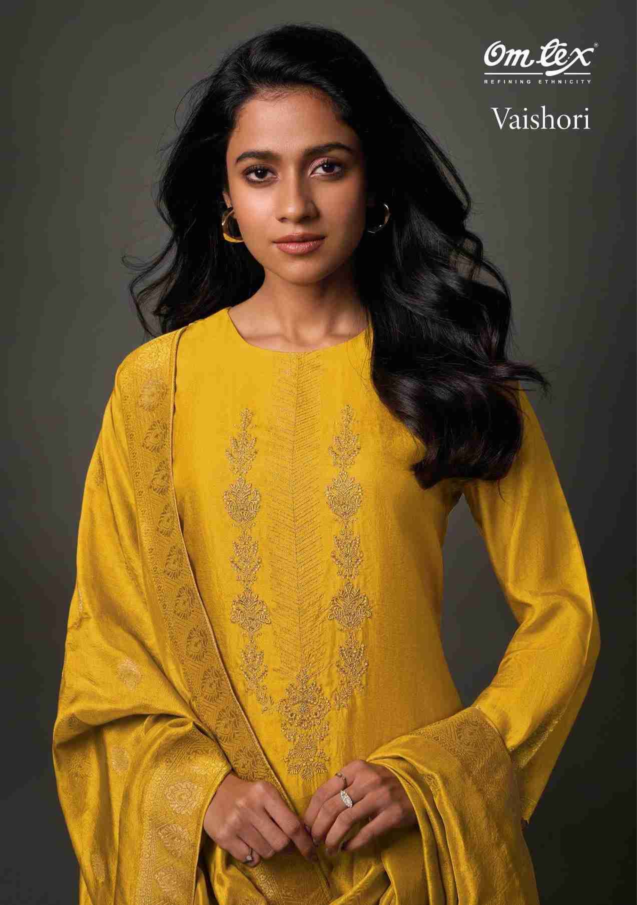 Vaishari By Om Tex 8151-A To 8151-C Series Beautiful Festive Suits Colorful Stylish Fancy Casual Wear & Ethnic Wear Silk Dresses At Wholesale Price